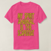 MEIN SPIRITTIERE IST EIN SCAPEGOAT T-Shirt (Design vorne)