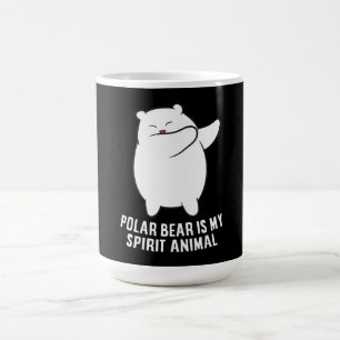 Mein spirituelles Tier Eisbär Süßer Eisbär-Fan Kaffeetasse
