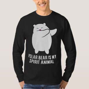 Mein spirituelles Tier  Eisbär Süßer Eisbär-Fan T-Shirt