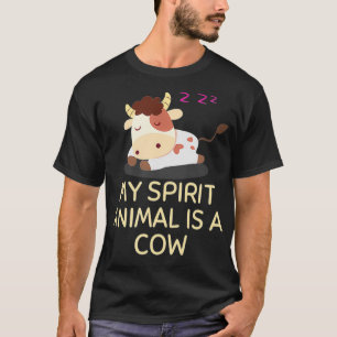 Mein spirituelles Tier ist eine Kuh Kühe Kleidung T-Shirt