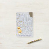 Mein Spitz aß meinen Lektions-Plan Post-it Klebezettel (Auf Schreibtisch)