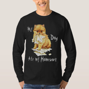 Mein Spitz ate meine Hausaufgaben T-Shirt