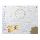 Mein Spitz hat meinen Lektionsplan aufgegriffen Notizblock (Vorderseite)