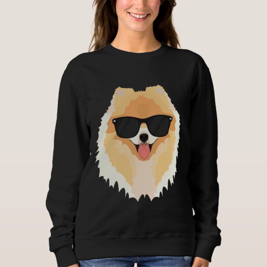 Mein Spitz ist der Coolste Sweatshirt (Vorderseite)