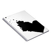 Mein Splattered Herznotizbuch Notizblock (Rechte Seite)