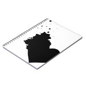 Mein Splattered Herznotizbuch Notizblock (Linke Seite)