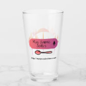 Mein Spoonie-Schwestern-Glass-Cup Glas (Vorderseite)