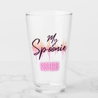 Mein Spoonie-Schwestern-Glass-Cup Glas