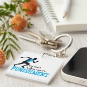 Mein Sport ist Ihr Schlüsselanhänger (Vorderseite rechts)