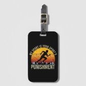 Mein Sport ist Ihr Sportstrafgleis Gepäckanhänger (Vorderseite Vertikal)