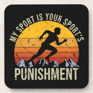 Mein Sport ist Ihr Sportstrafgleis Getränkeuntersetzer