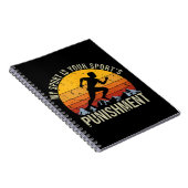 Mein Sport ist Ihr Sportstrafgleis Notizblock (Rechte Seite)