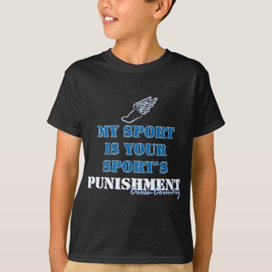 Mein Sport ist Ihre Sportstrafe - Langlauf T-Shirt (Vorderseite)