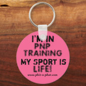 Mein Sport ist Leben! Schlüsselanhänger (Vorderseite)