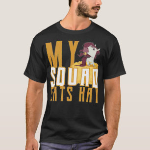 Mein Squad isst Hay animal africa - T-Shirt