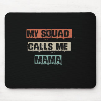 Mein Squad nennt Mama Funny Workout Gym Mama Gesch Mousepad