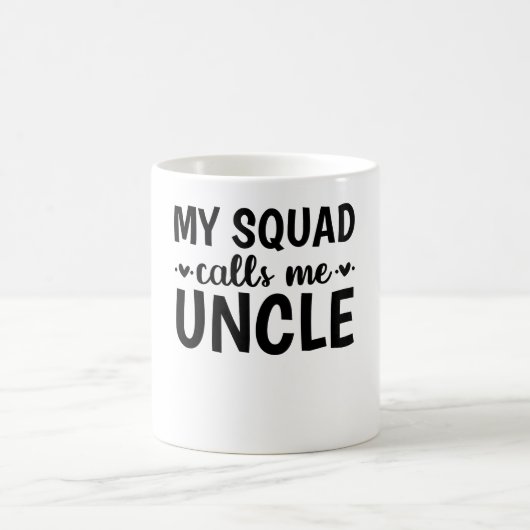 Mein Squad ruft mich Onkel an Kaffeetasse (Mittel)