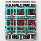 Mein Square Maze Design Fotoplatte (Vorderseite)
