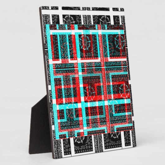 Mein Square Maze Design Fotoplatte (Seite)