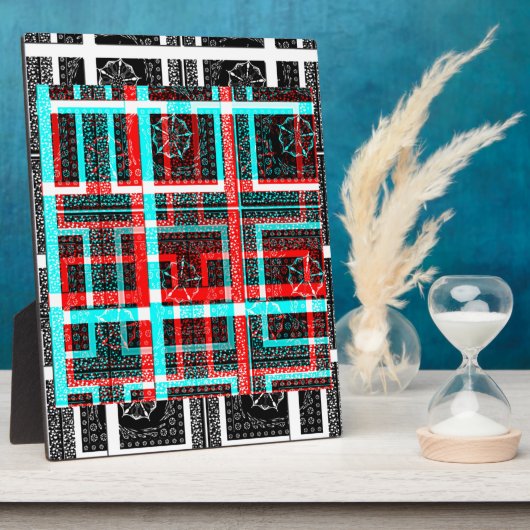 Mein Square Maze Design Fotoplatte (Seite)