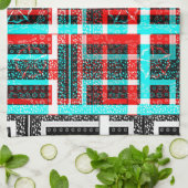 Mein Square Maze Design Küchentuch (Gefaltet)