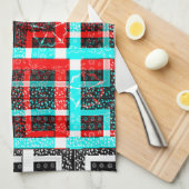 Mein Square Maze Design Küchentuch (Viertel Falte)