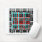 Mein Square Maze Design Mousepad (Mit Mouse)