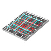 Mein Square Maze Design Notizblock (Rotiert)
