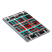 Mein Square Maze Design Notizblock (Rechte Seite)