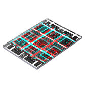 Mein Square Maze Design Notizblock (Linke Seite)