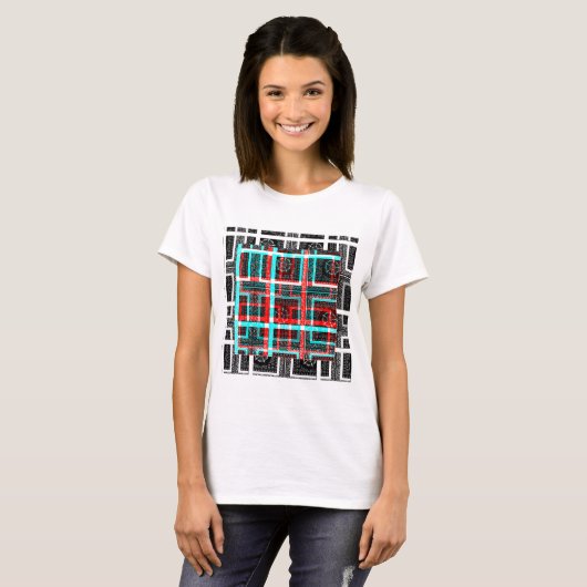 Mein Square Maze Design T-Shirt (Vorne ganz)