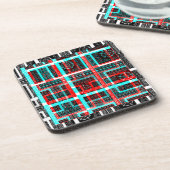 Mein Square Maze Design Untersetzer (Linke Seite)