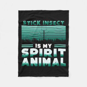 Mein Stabheuschrecken-Spirit-Animal-Stab Fleecedecke