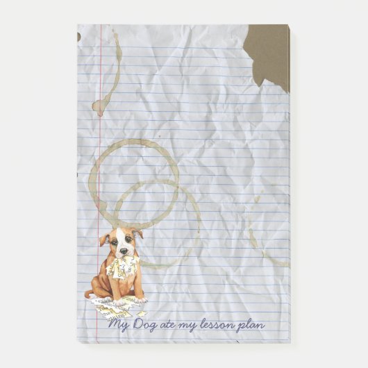 Mein Stafford aß meinen Unterrichtsplan Post-it Klebezettel (Vorderseite)