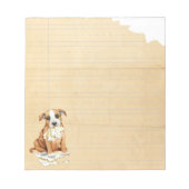 Mein Stafford Ate Meine Hausaufgaben Notizblock (Vorderseite)