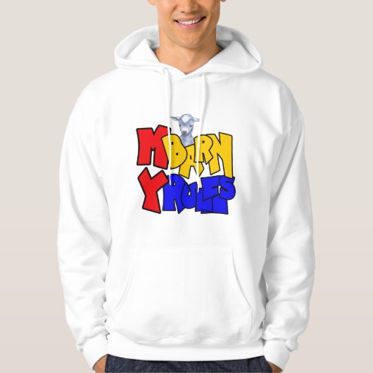 Mein Stall meine Regeln Kinderziege Hoodie (Vorderseite)