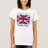"Mein Stammbaum T - Shirt hat der englischen (Vorderseite)