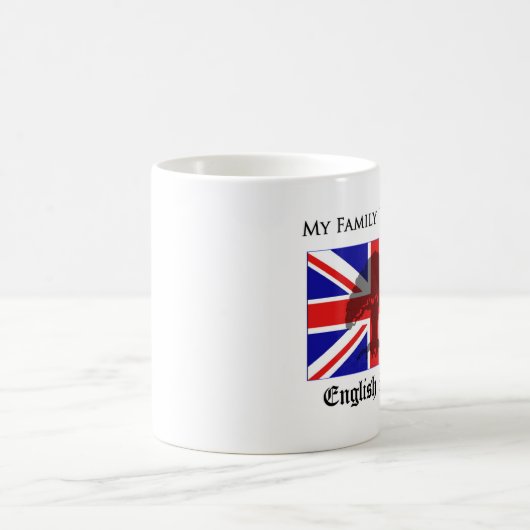 "Mein Stammbaum Tasse hat der englischen Wurzeln" (Mittel)