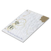 Mein Standard Schnauzer Ate mein Lektionsplan Notizblock (angewinkelt)