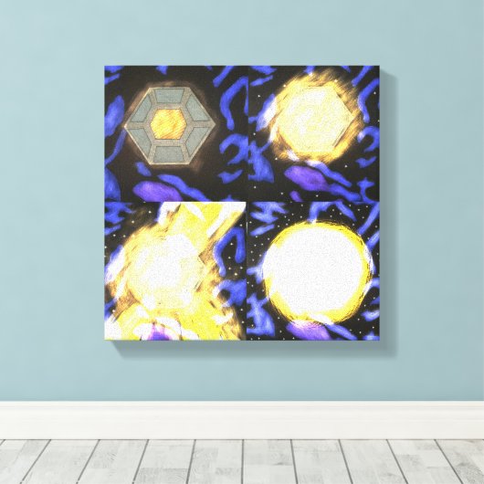 Mein Star Leinwanddruck (Insitu (Holzboden))