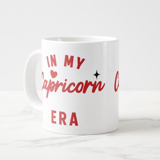 mein Steinbock-Zeitalter Tasse Geschenk ,Steinbock (Vorderseite Links)
