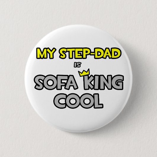Mein Step-Vater ist Sofa King Cool Button (Vorderseite)