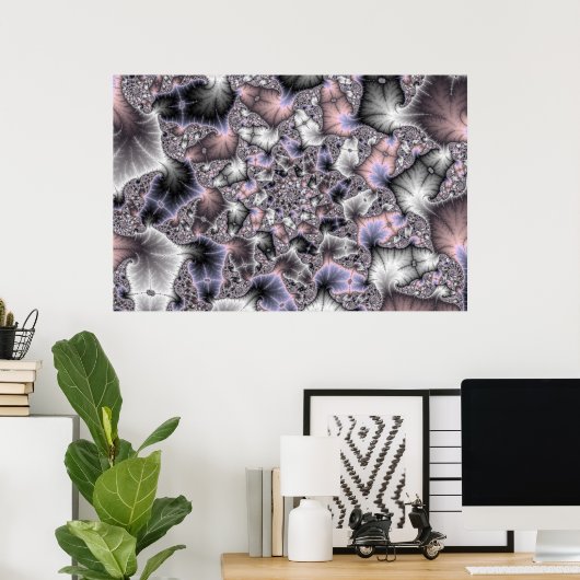 Mein Stern - Fraktal Art Poster (Heimbüro)