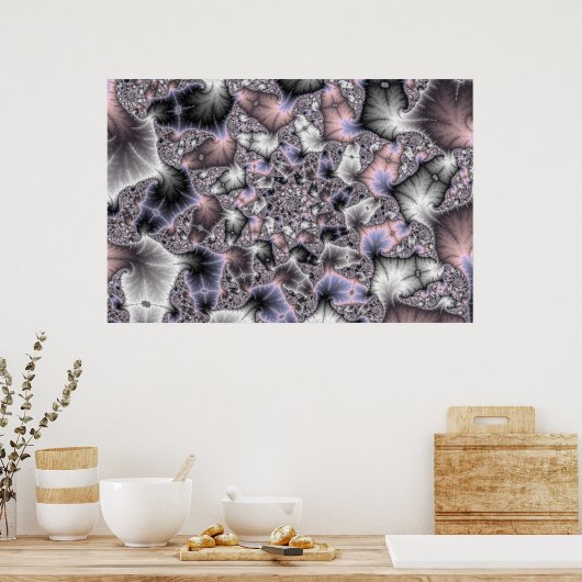 Mein Stern - Fraktal Art Poster (Küche)