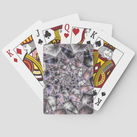 Mein Stern - Fraktal Art Spielkarten (Rückseite)