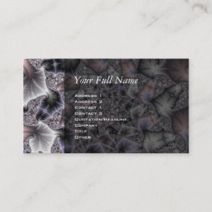 Mein Stern - Fraktal Art Visitenkarte