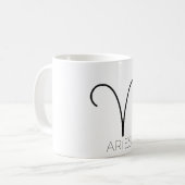 Mein Sternzeichen Kaffeetasse (Vorderseite Links)