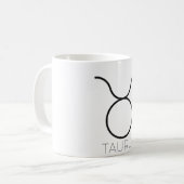Mein Sternzeichen Kaffeetasse (Vorderseite Links)