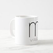 Mein Sternzeichen Kaffeetasse (Vorderseite Links)