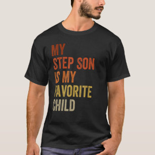 Mein Stiefsohn ist mein liebster Vintager Vater T-Shirt